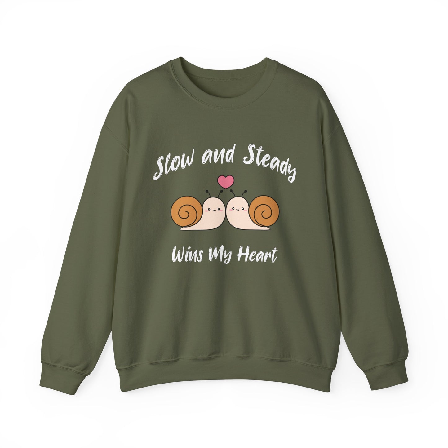 Snail Couple Graphic Sweatshirt
