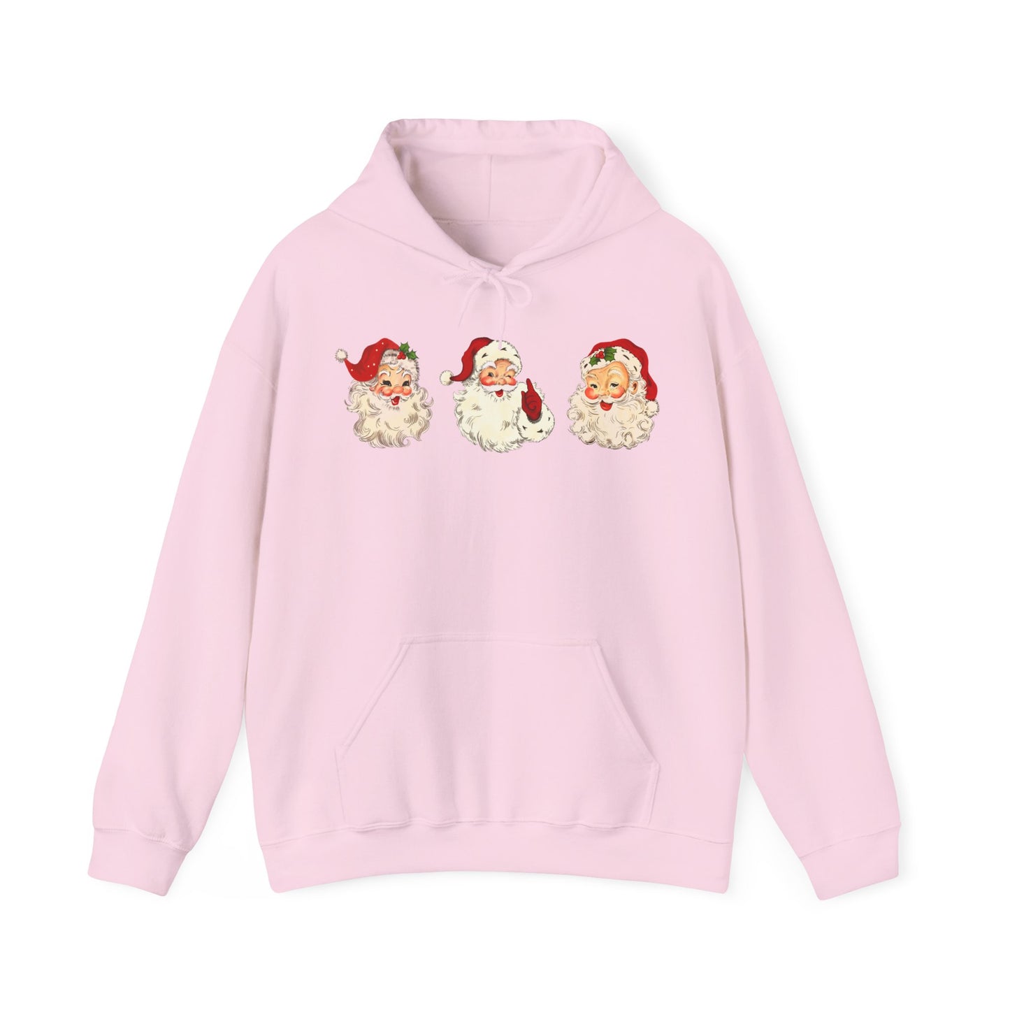 Vintage Cute Santa Graphic Hoodie