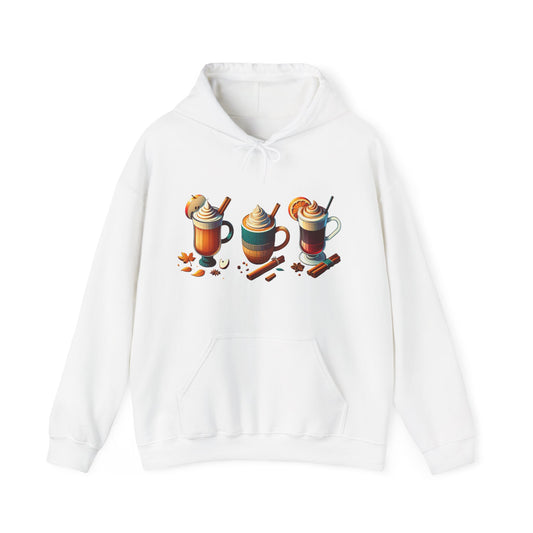 Fall Themed Drinks Graphic Hoodie