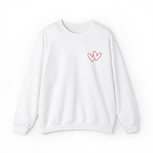 Embroidered Heart Sweatshirt