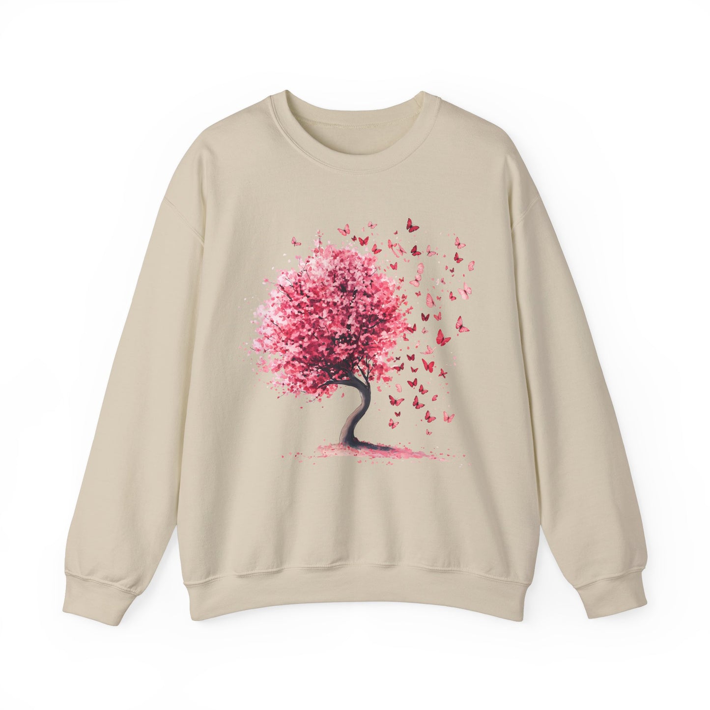 Sakura Tree Butterfly Sweatshirt