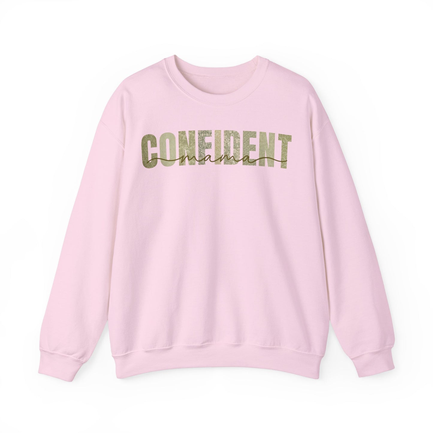 Confident Mama Green Patterns Sweatshirt