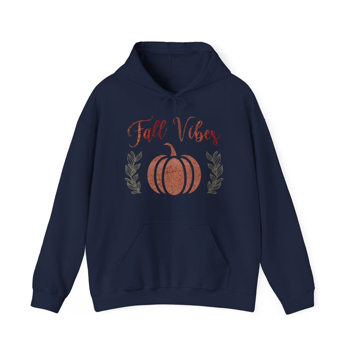 Fall Vibes Pumpkin Graphic Hoodie