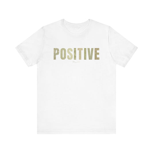 Positive Me 24:7 T-shirt With Green Patterns
