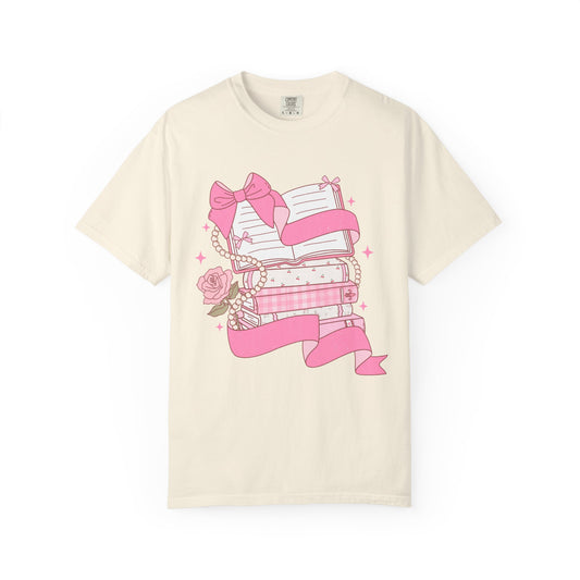 Coquette Book Lover Comfort Colors T-shirt
