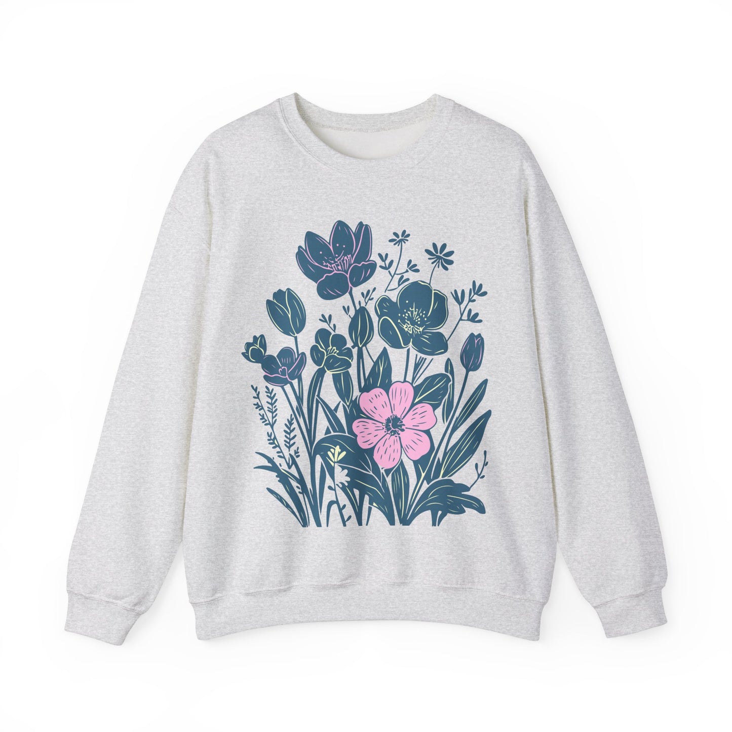 Wildflowers Retro Sweatshirt