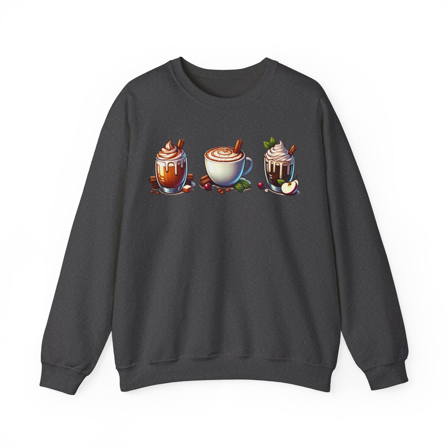 Fall Themed Drinks Graphic Sweatshirt