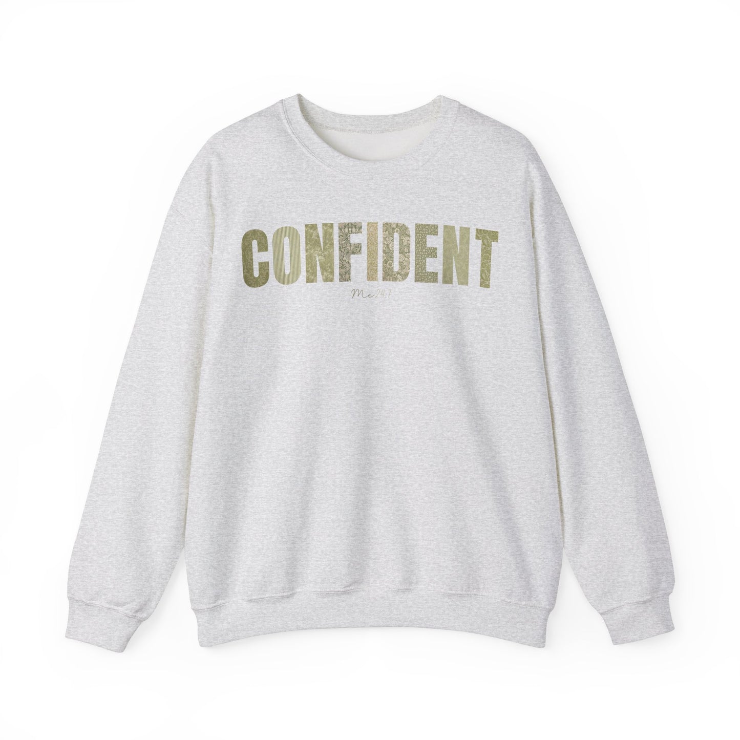 Confident Me 24:7 Green Patterns Sweatshirt