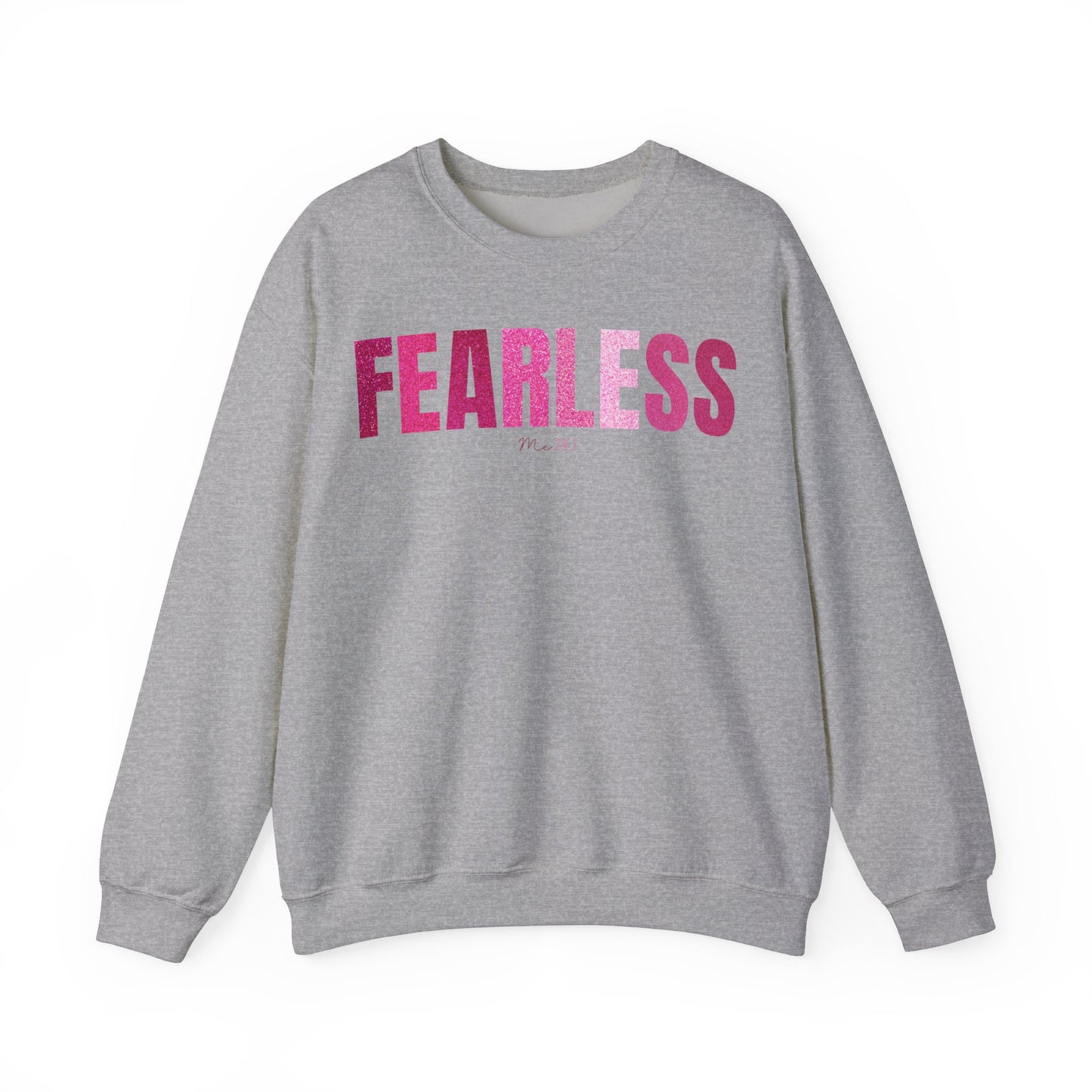 Fearless Me 24:7 Glitter Pink Patterns Sweatshirt