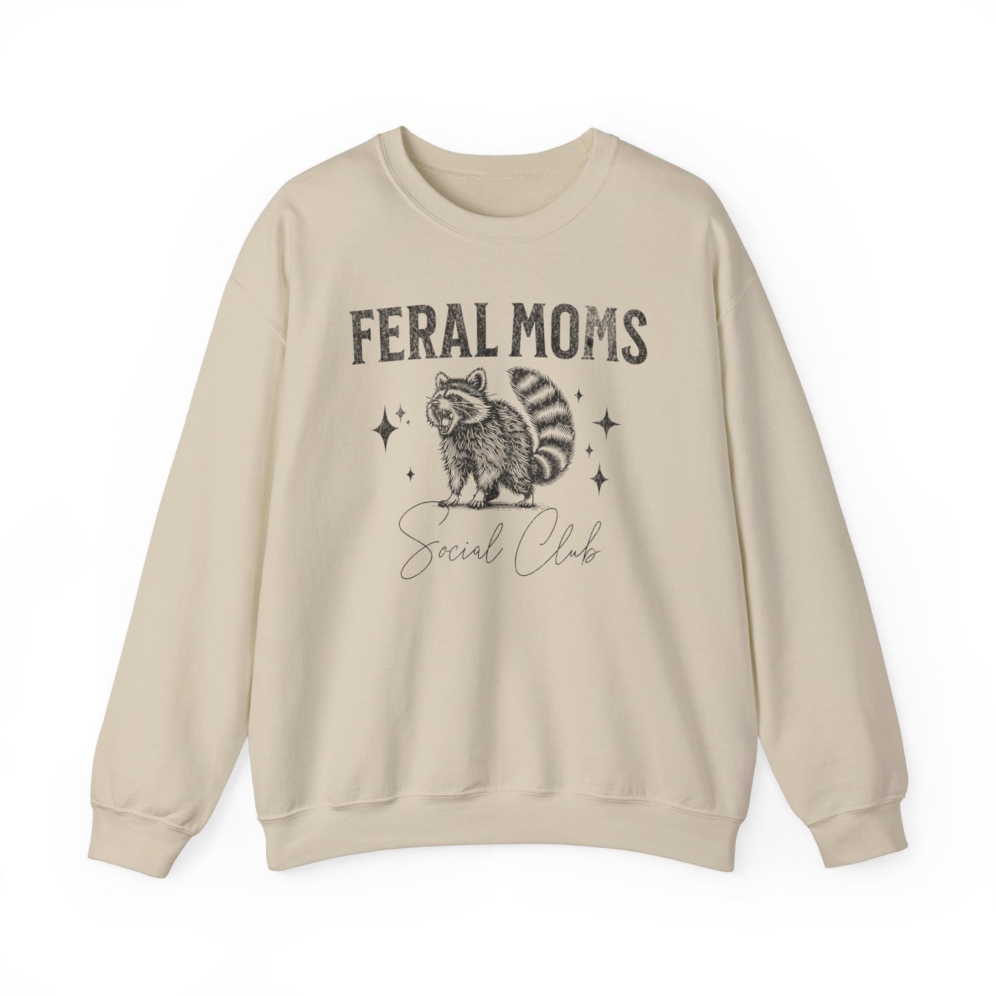 Feral Moms Social Club Raccoon Sweatshirt