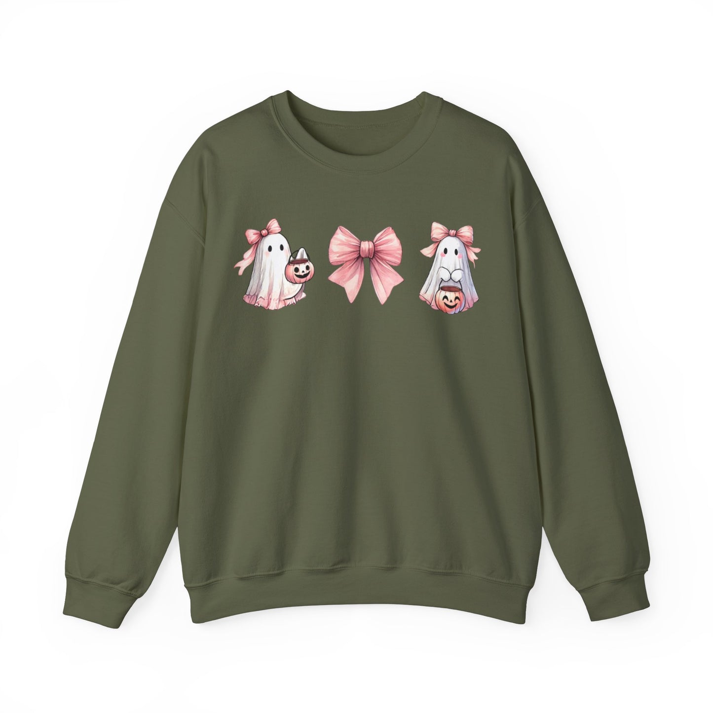 Coquette Bow and Ghosts Sweatshirt