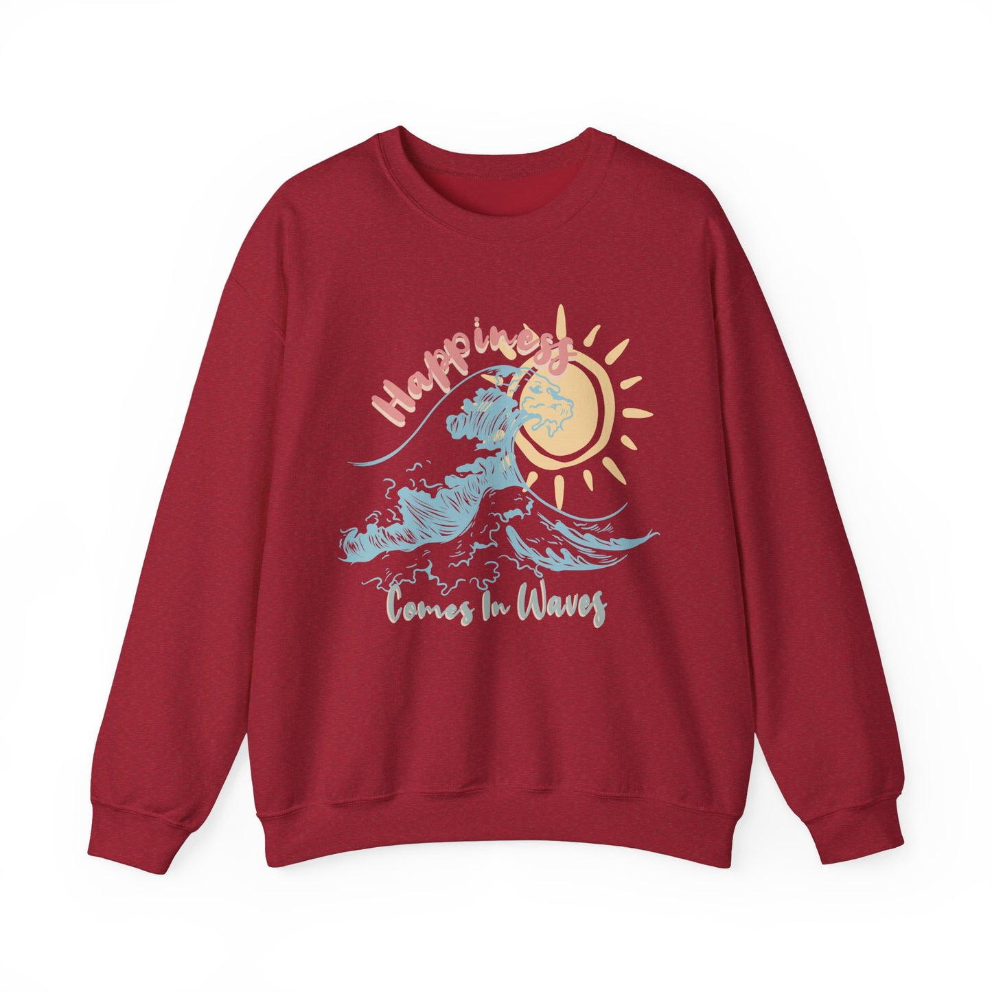 Happiness Comes in Waves Sweatshirt