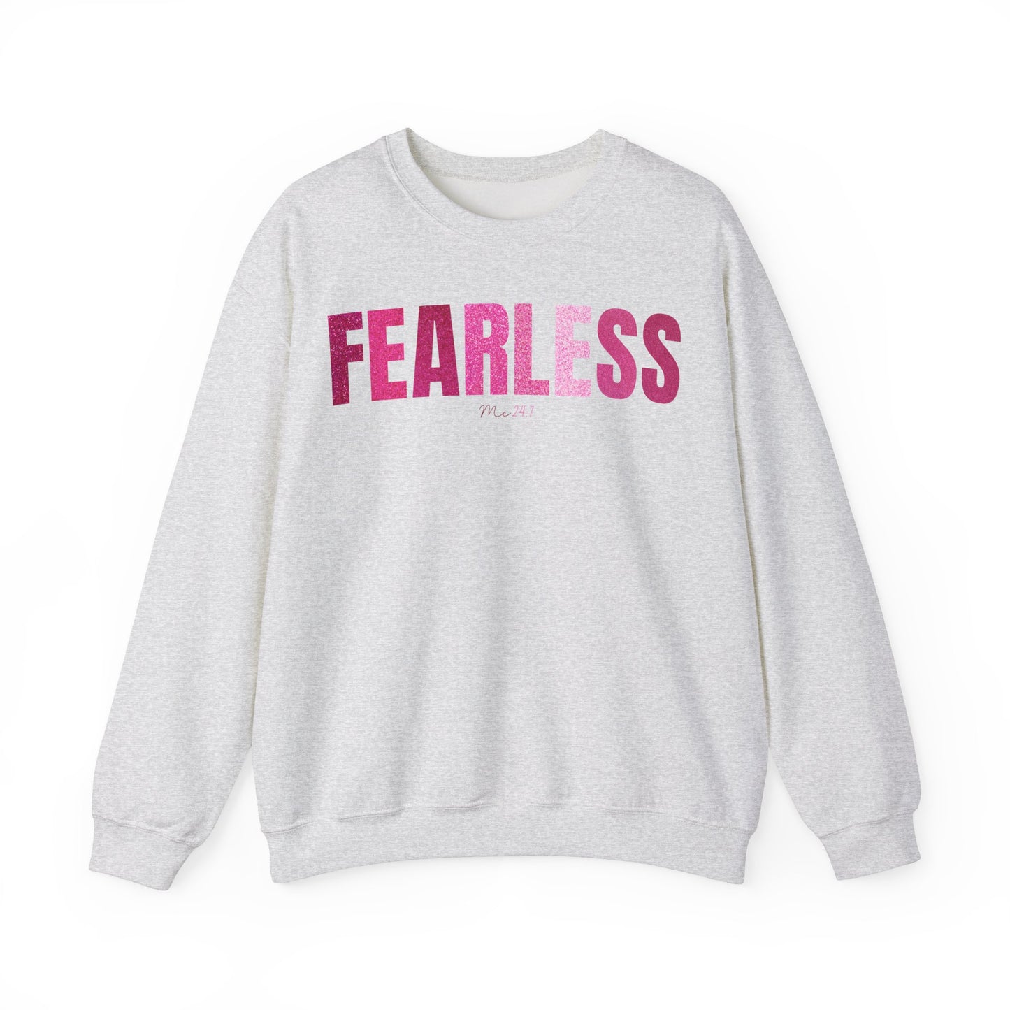 Fearless Me 24:7 Glitter Pink Patterns Sweatshirt