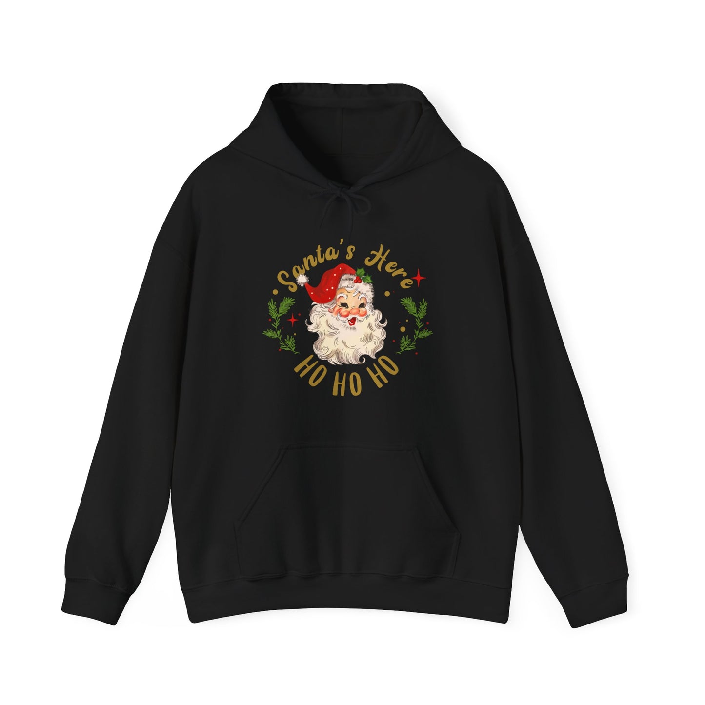 Santa's Here Christmas Santa Hoodie