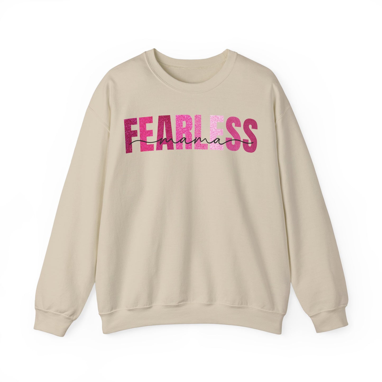 Fearless Mama Glitter Pink Patterns Sweatshirt