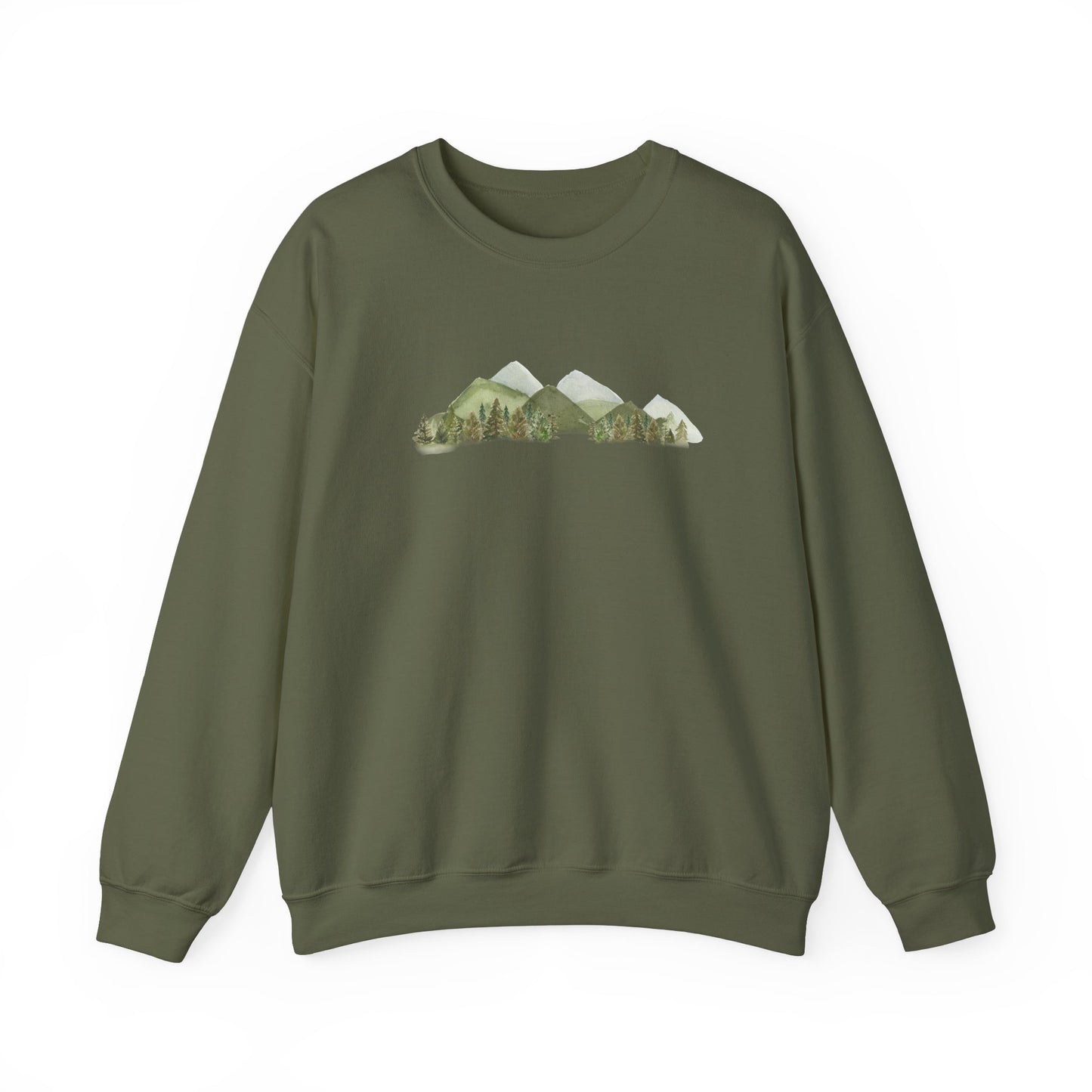 Sage Green Mountain Sweatshirt