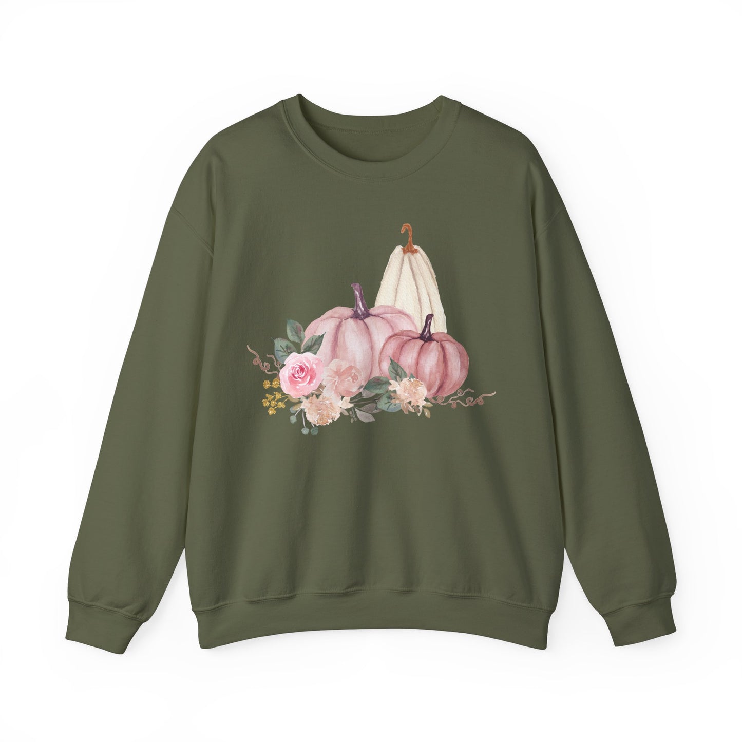 Floral Pumpkin Sweatshirt