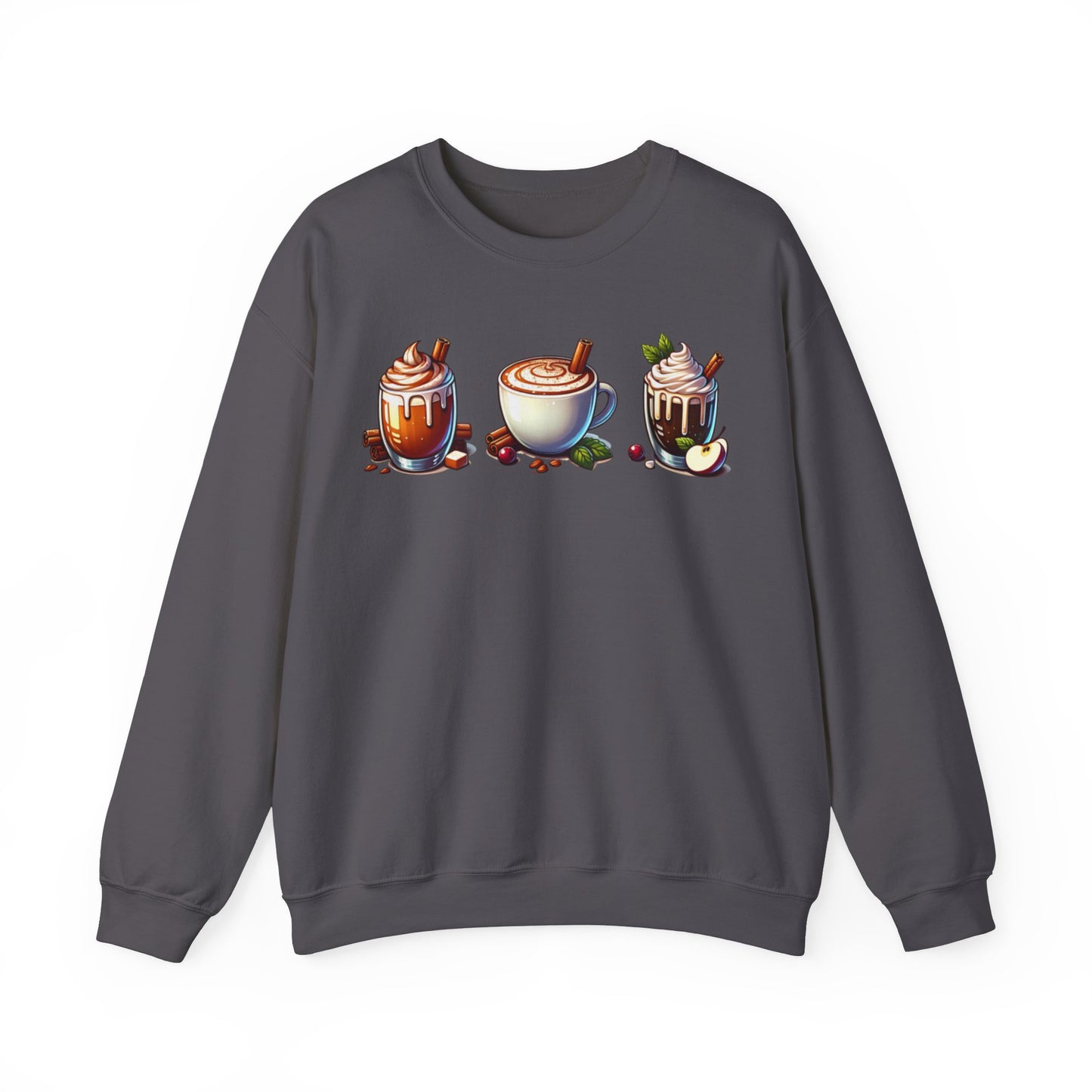 Fall Themed Drinks Graphic Sweatshirt