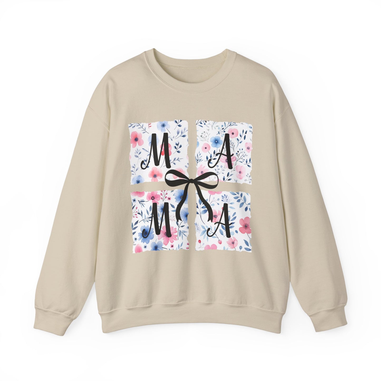Floral Mama Coquette Bow Sweatshirt