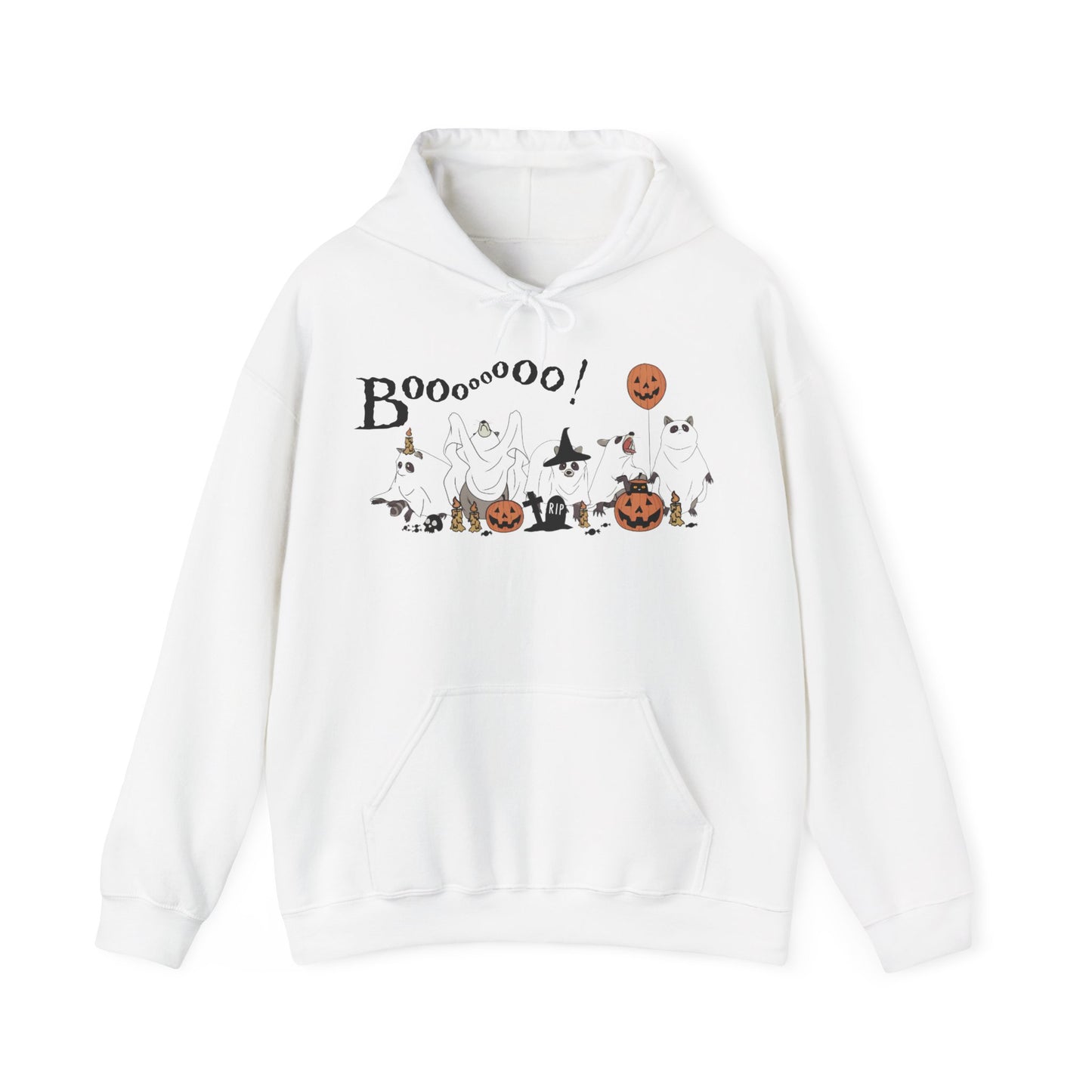 Raccoon Ghosts Halloween Hoodie