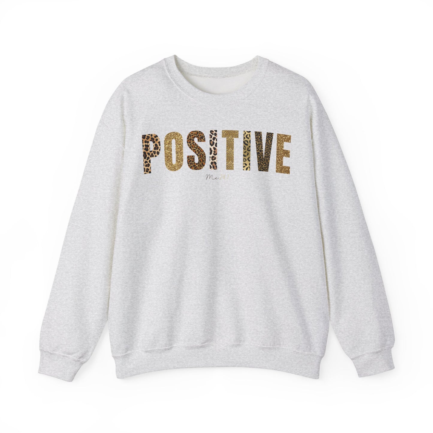 Positive Me 24:7 Glitter Leopard Patterns Sweatshirt