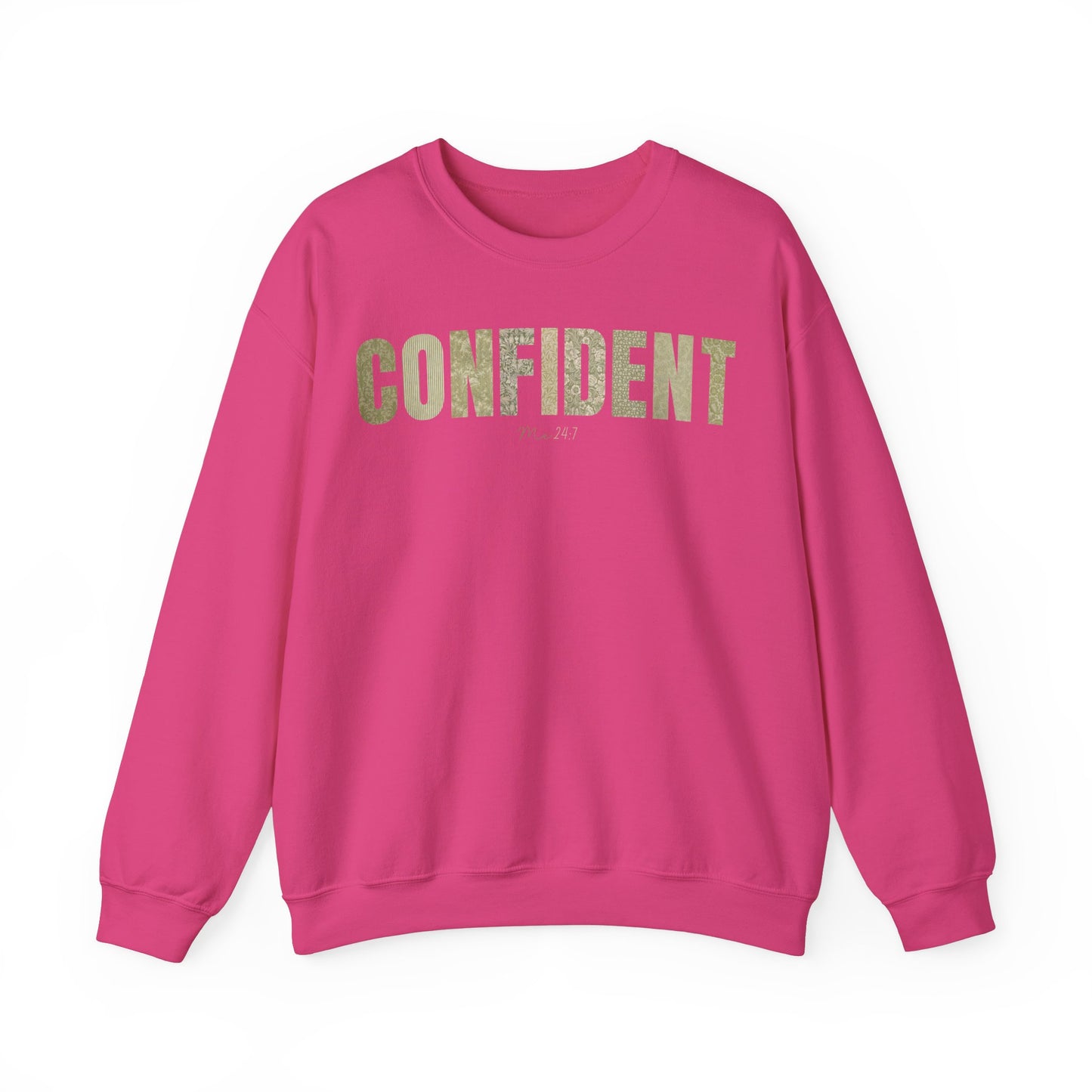 Confident Me 24:7 Green Patterns Sweatshirt