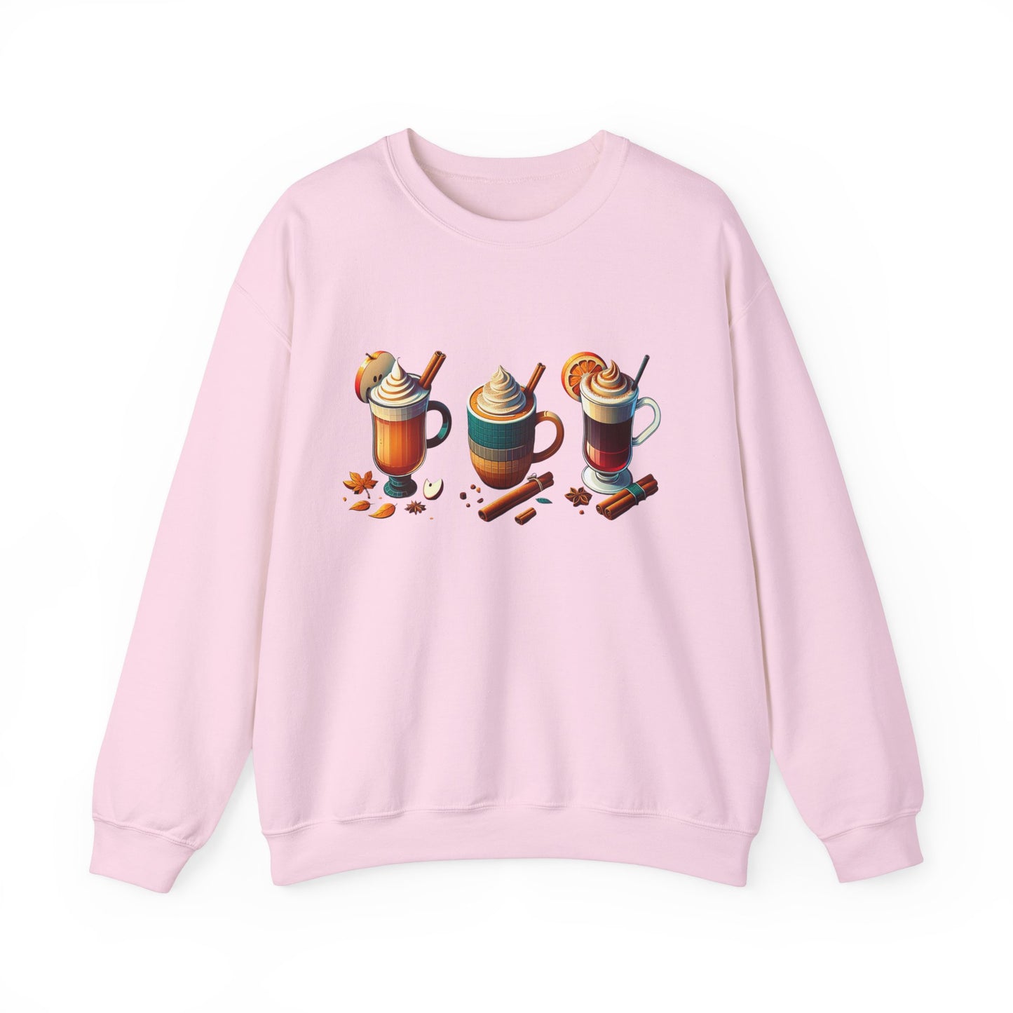 Fall Themed Drinks Graphic Sweatshirt