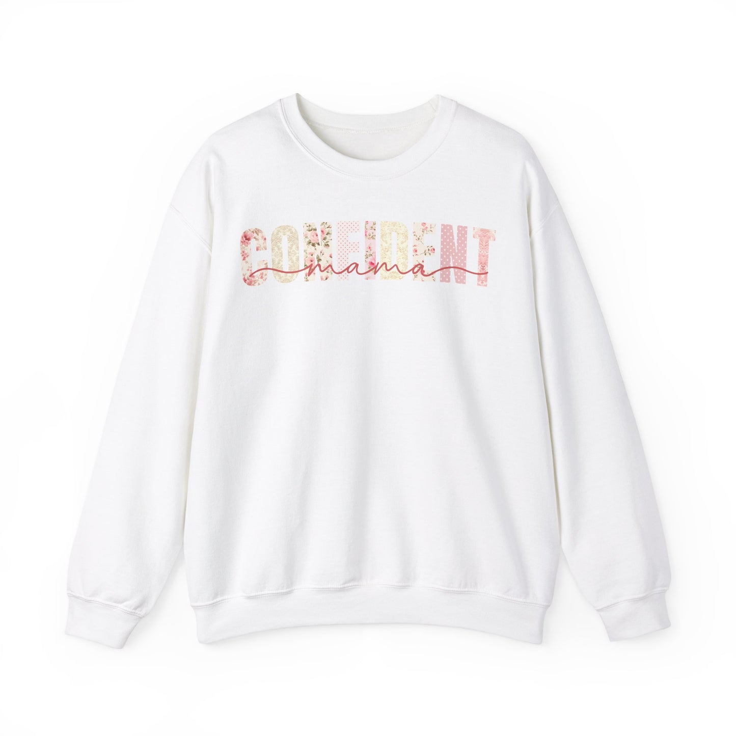 Confident Mama Pink Floral Sweatshirt