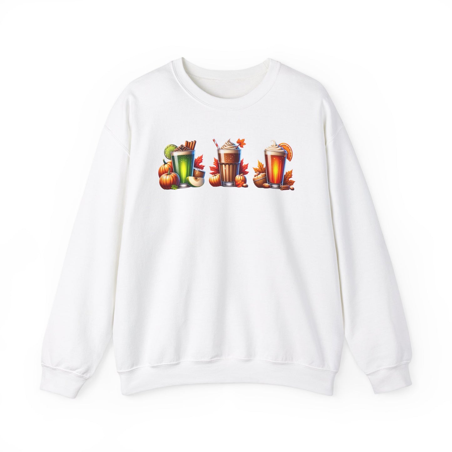 Fall Themed Drinks Graphic Sweatshirt