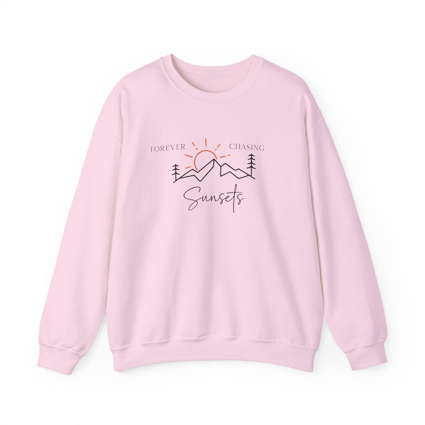 Minimalist Sunsets Lover Graphic Sweatshirt