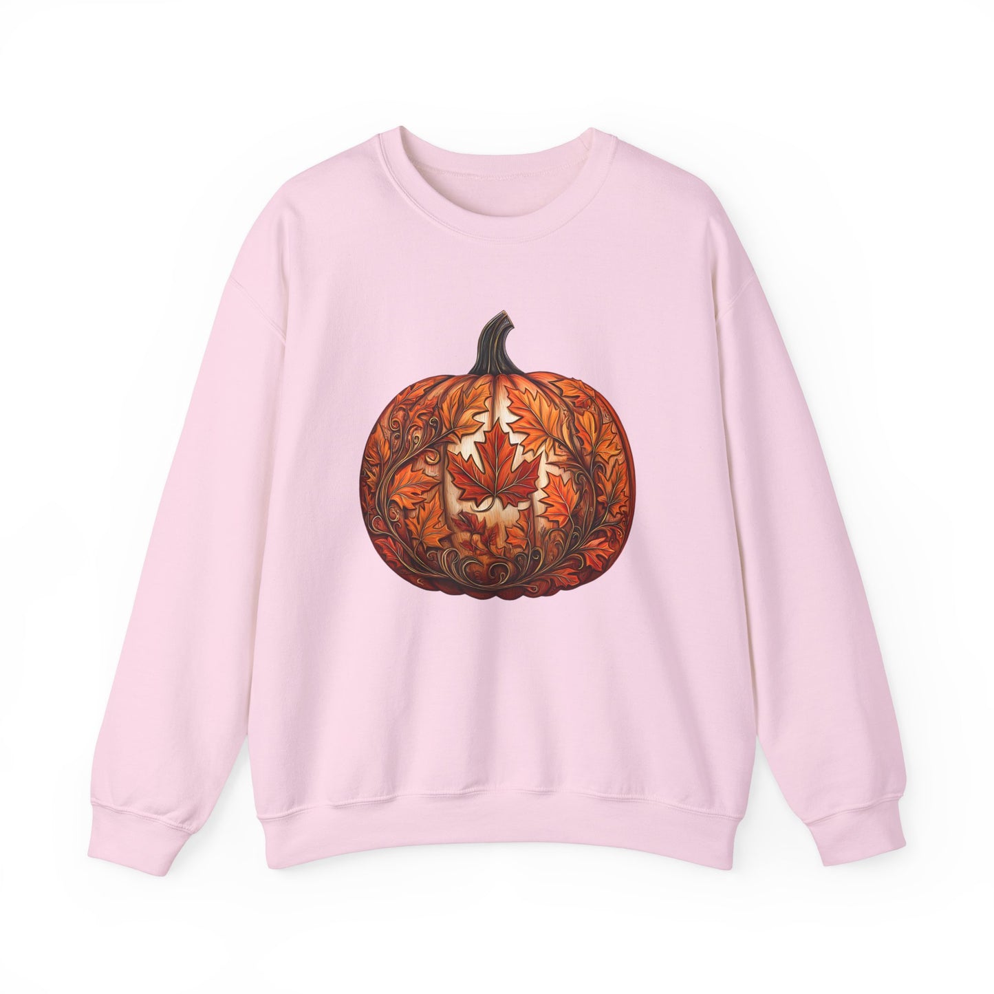 Pumpkin Made of Maple Leaves Sweatshirt