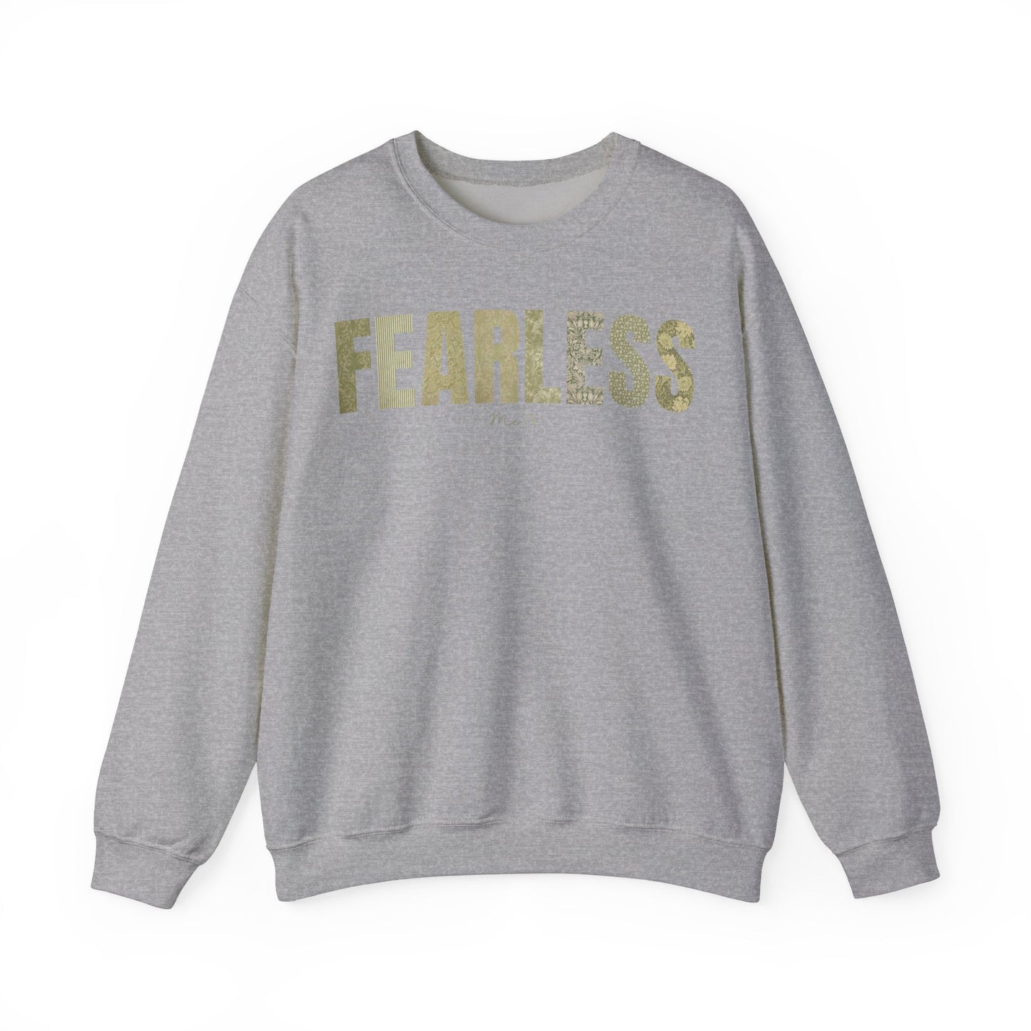 Fearless Me 24:7 Green Pattern Sweatshirt