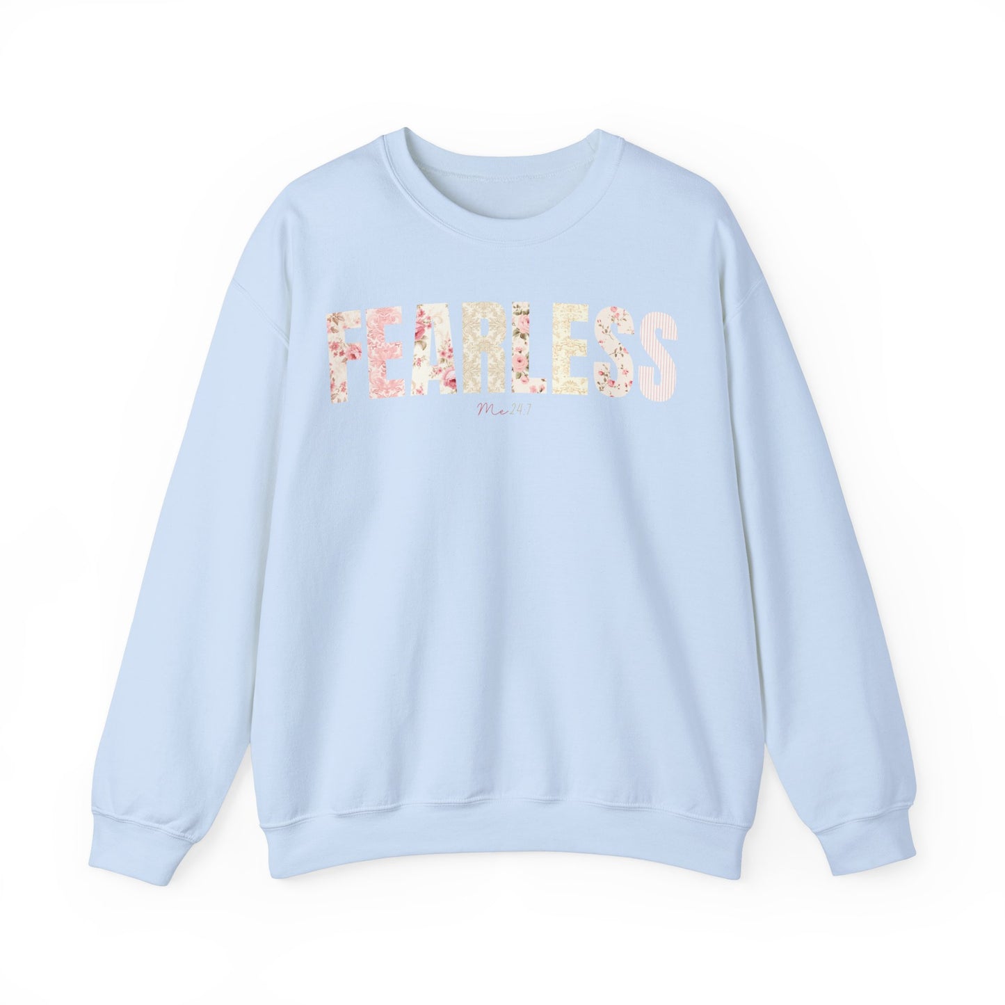 Fearless Me 24:7 Pink Floral Patterns Sweatshirt