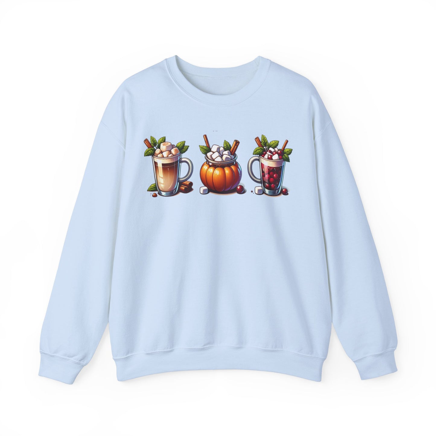 Fall Themed Drinks Graphic Sweatshirt