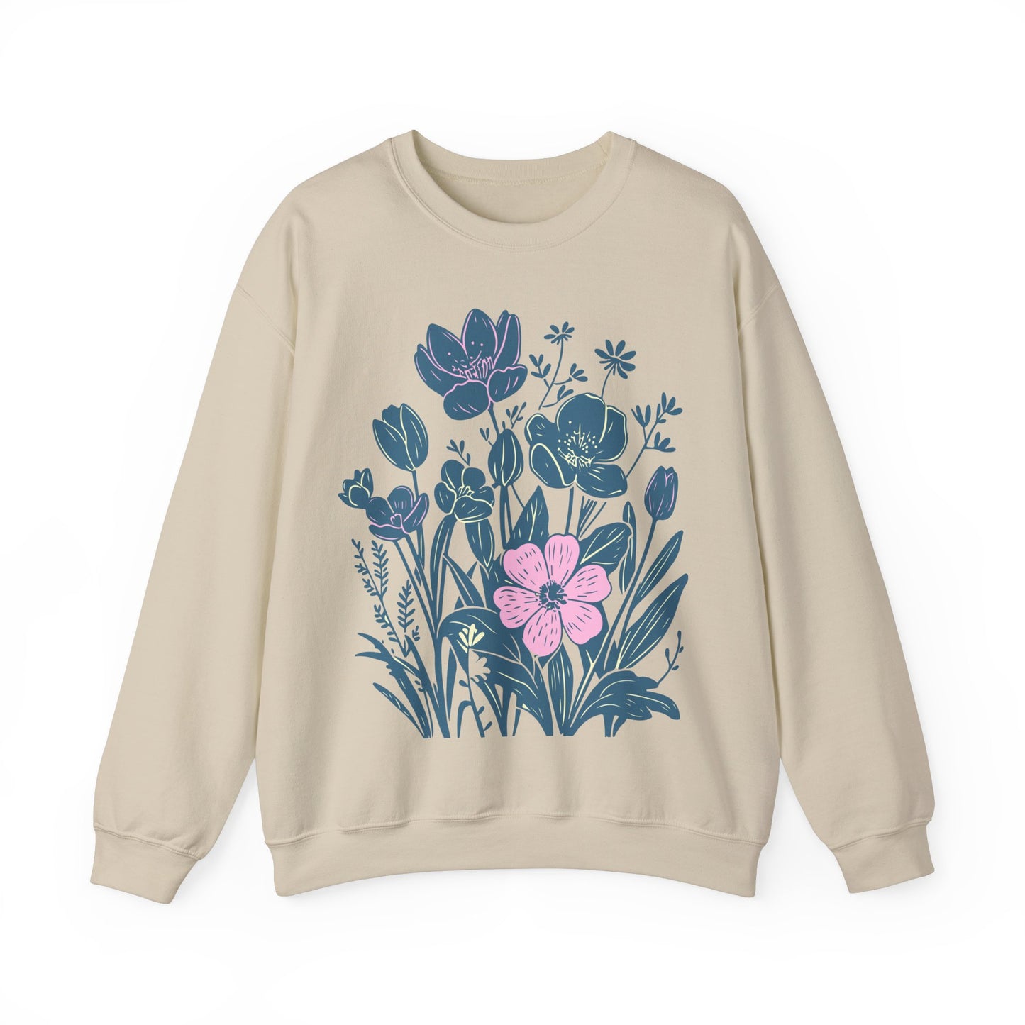 Wildflowers Retro Sweatshirt