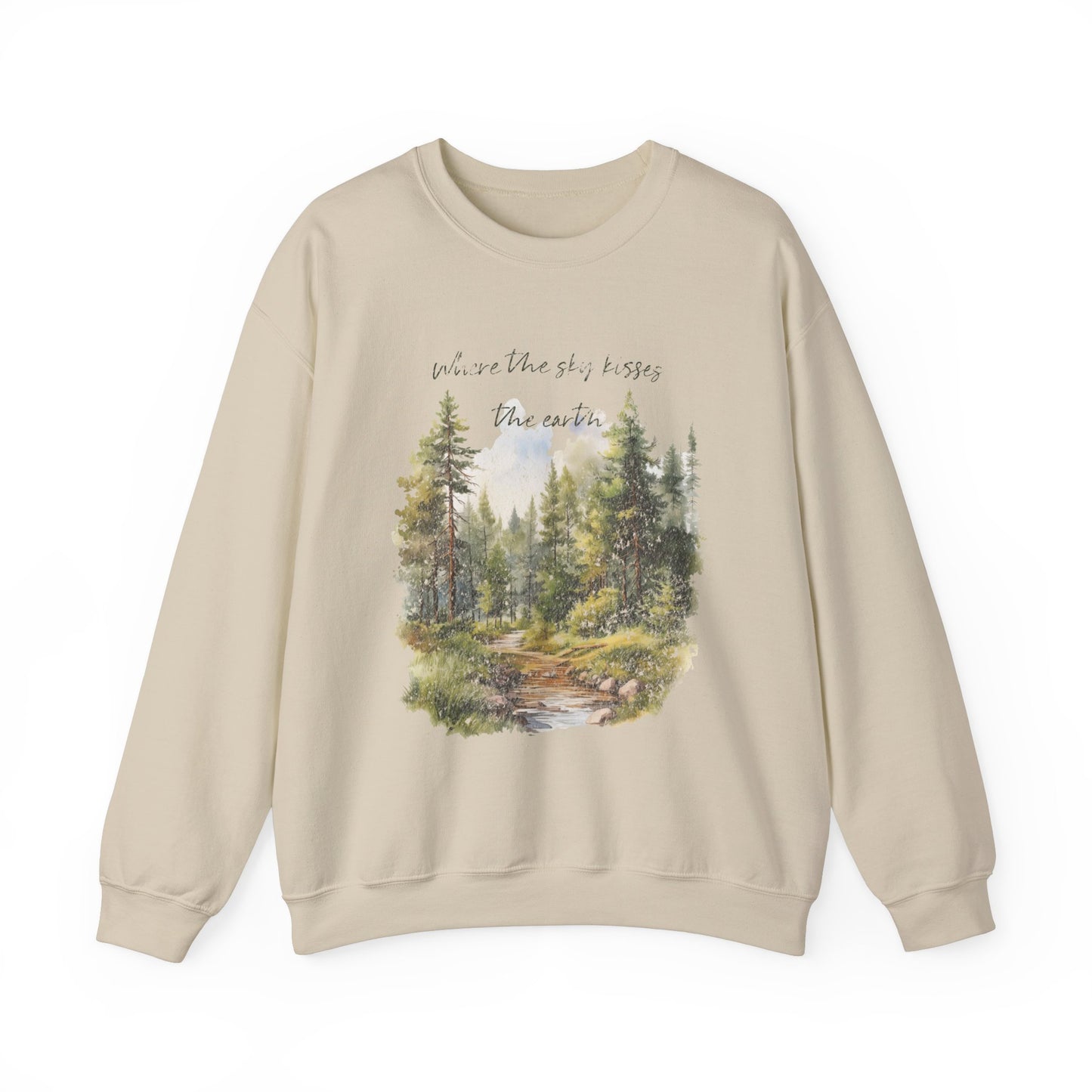 Nature Watercolor Sweatshirt