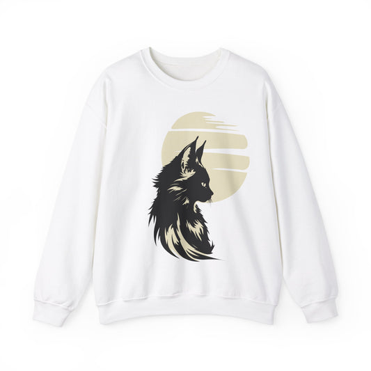 Black Cat Moon Sweatshirt