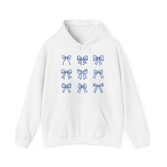 Blue Coquette Bows Hoodie