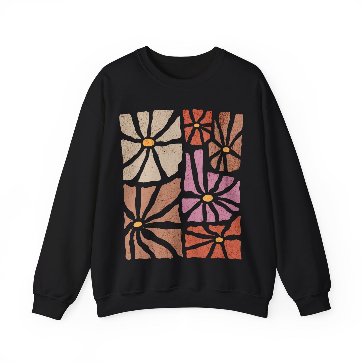 Retro Flowers Sweatshirt