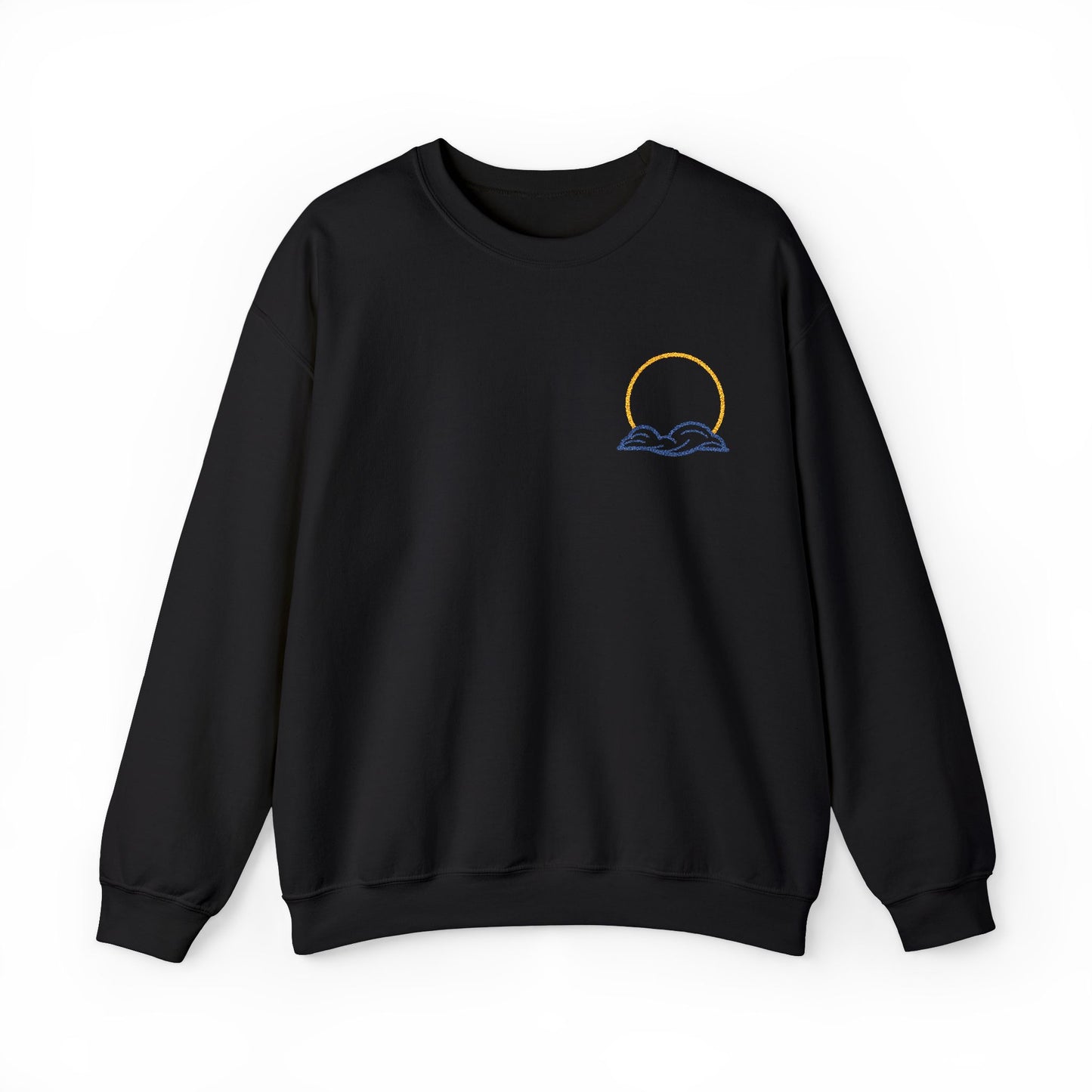 Embroidered Cloud and Sun Sweatshirt