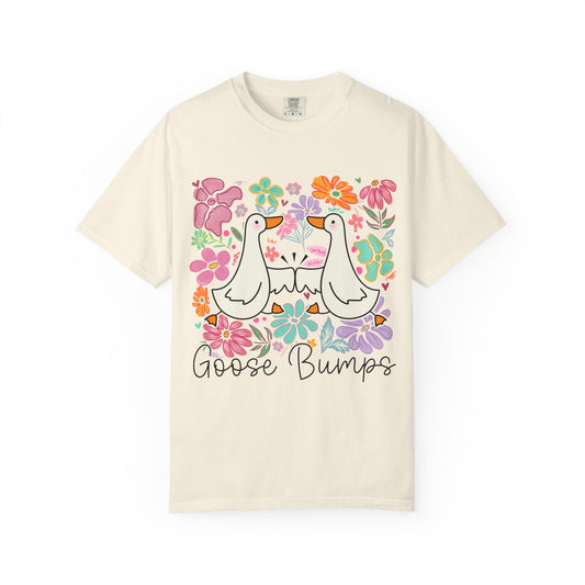 Comfort Colors Silly Goose Bumps Floral T-shirt
