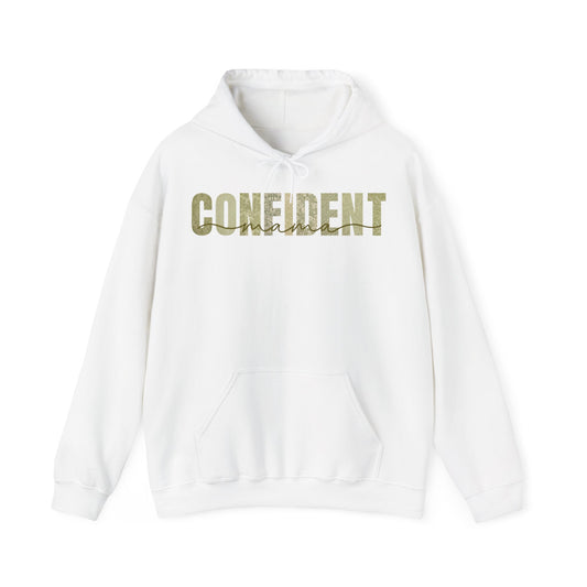 Confident Mama Green Patterns Hoodie