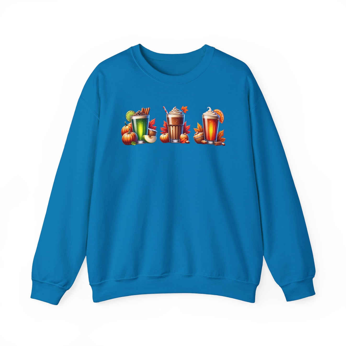 Fall Themed Drinks Graphic Sweatshirt