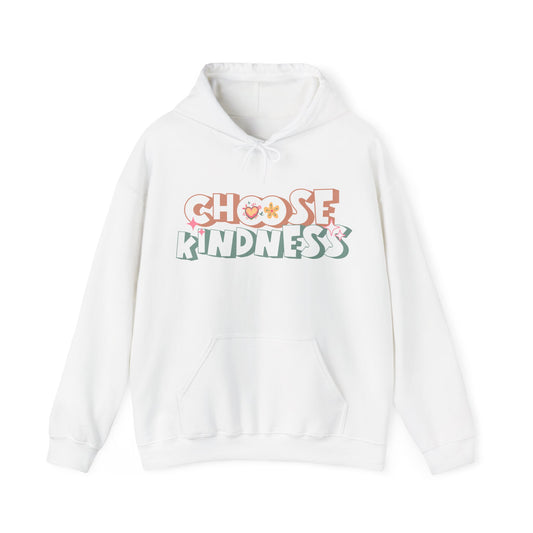 Choose Kindness Groovy and Cute Graphic Hoodie