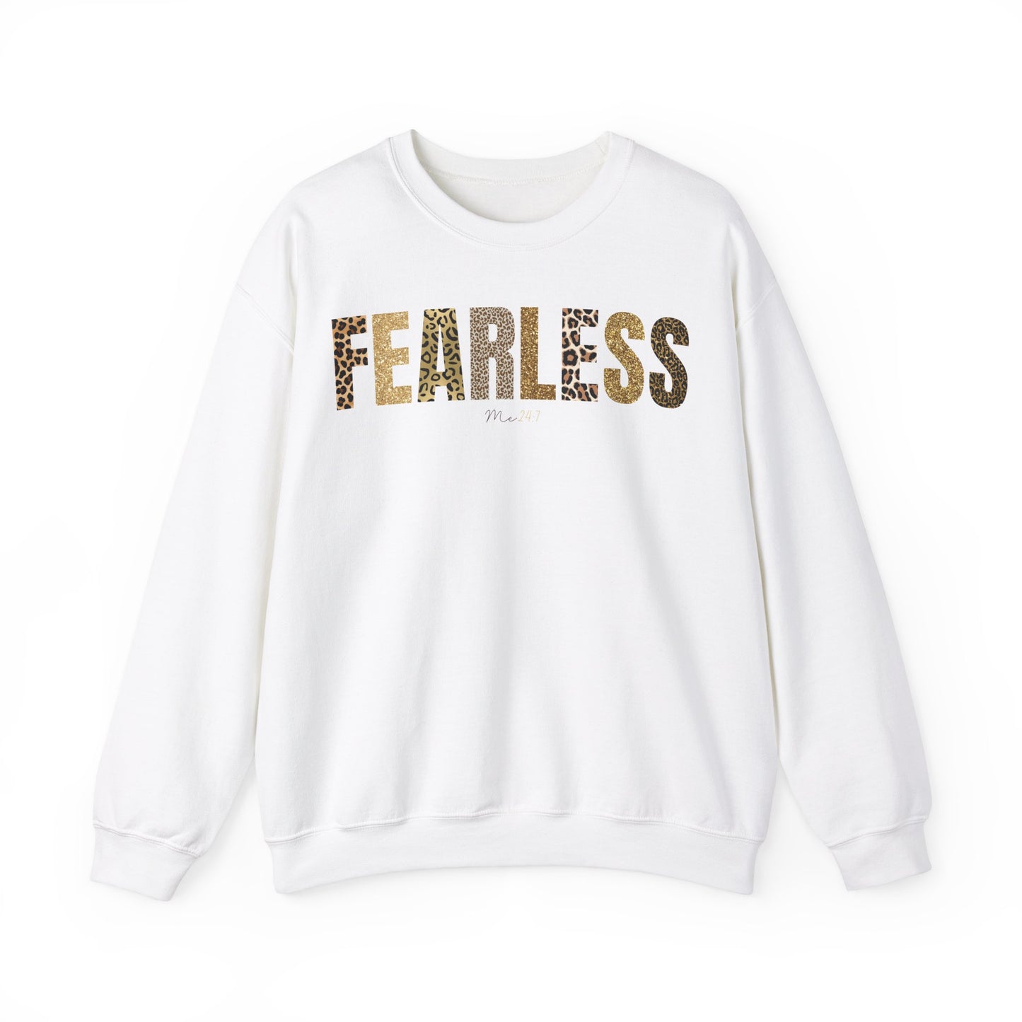 Fearless Me 24:7 Leopard Pattern Sweatshirt