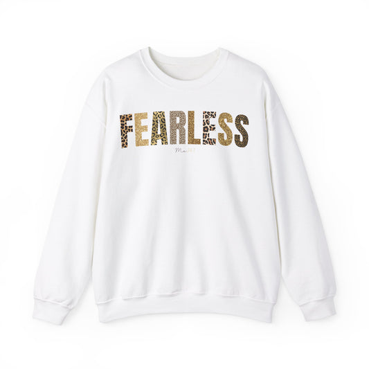 Fearless Me 24:7 Leopard Pattern Sweatshirt