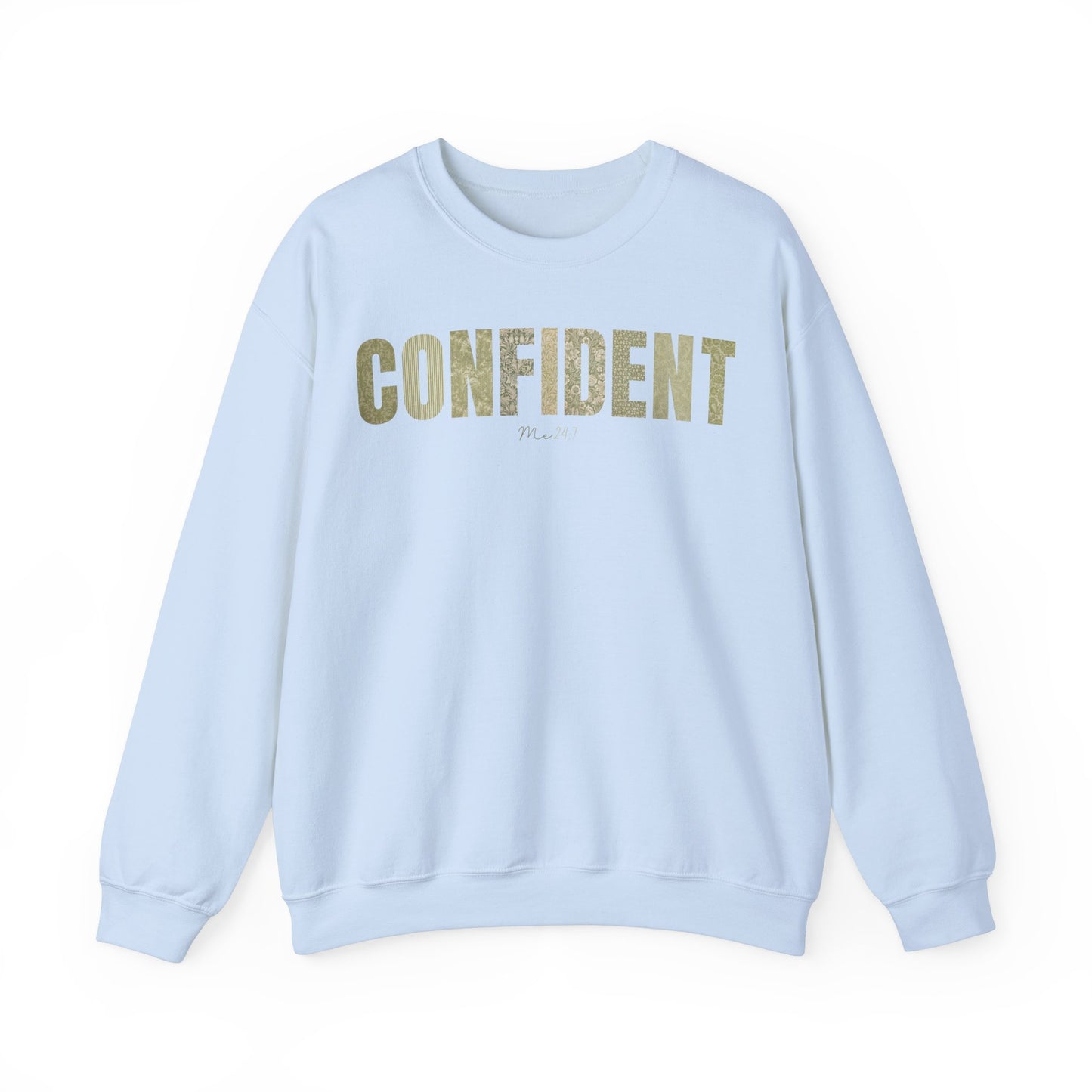 Confident Me 24:7 Green Patterns Sweatshirt