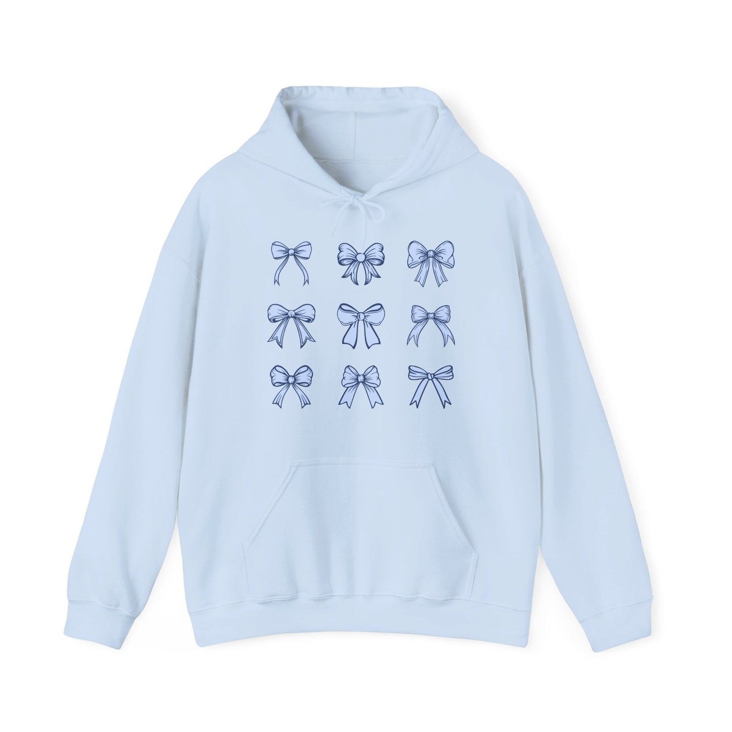 Blue Coquette Bows Hoodie