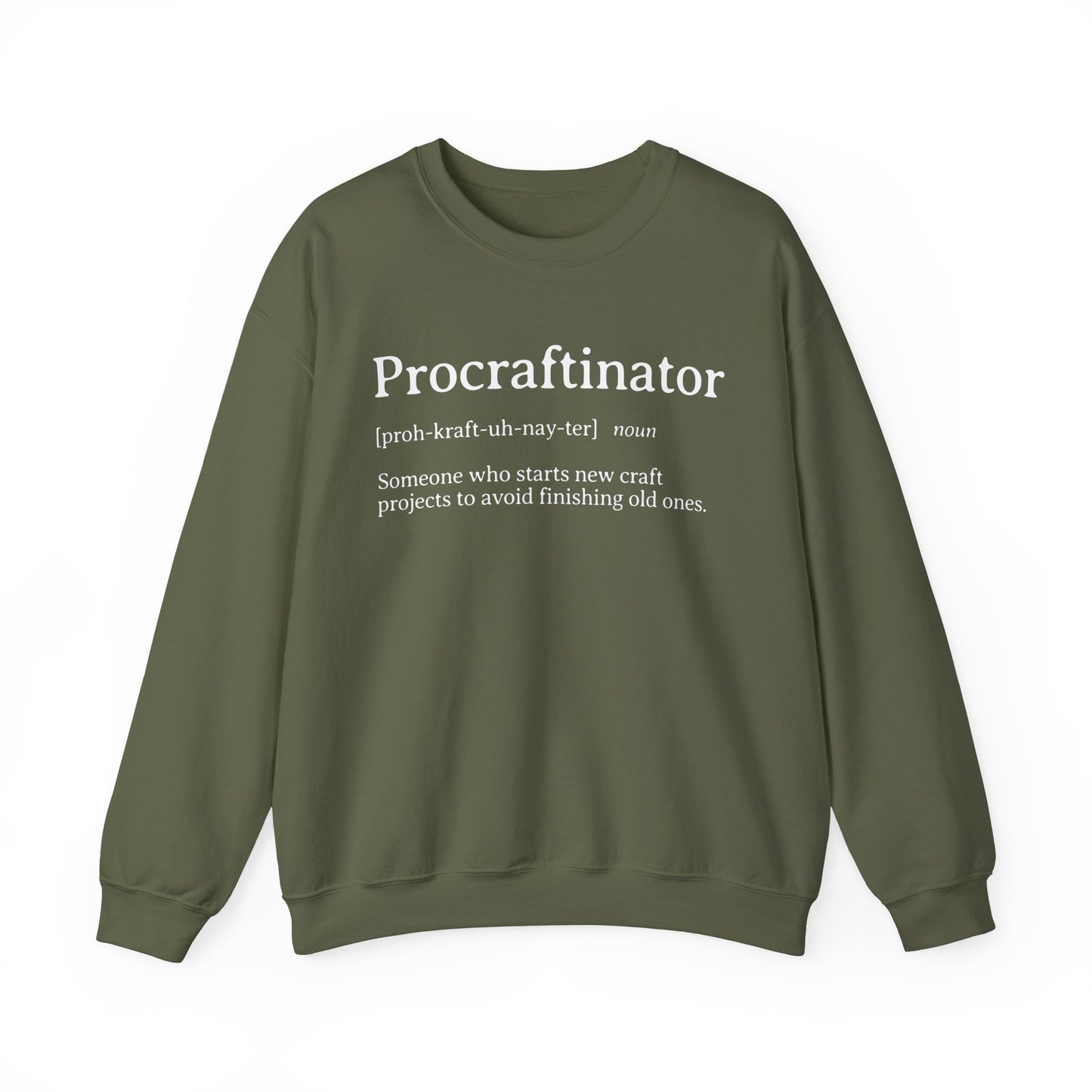 Procraftinator Definition Sweatshirt