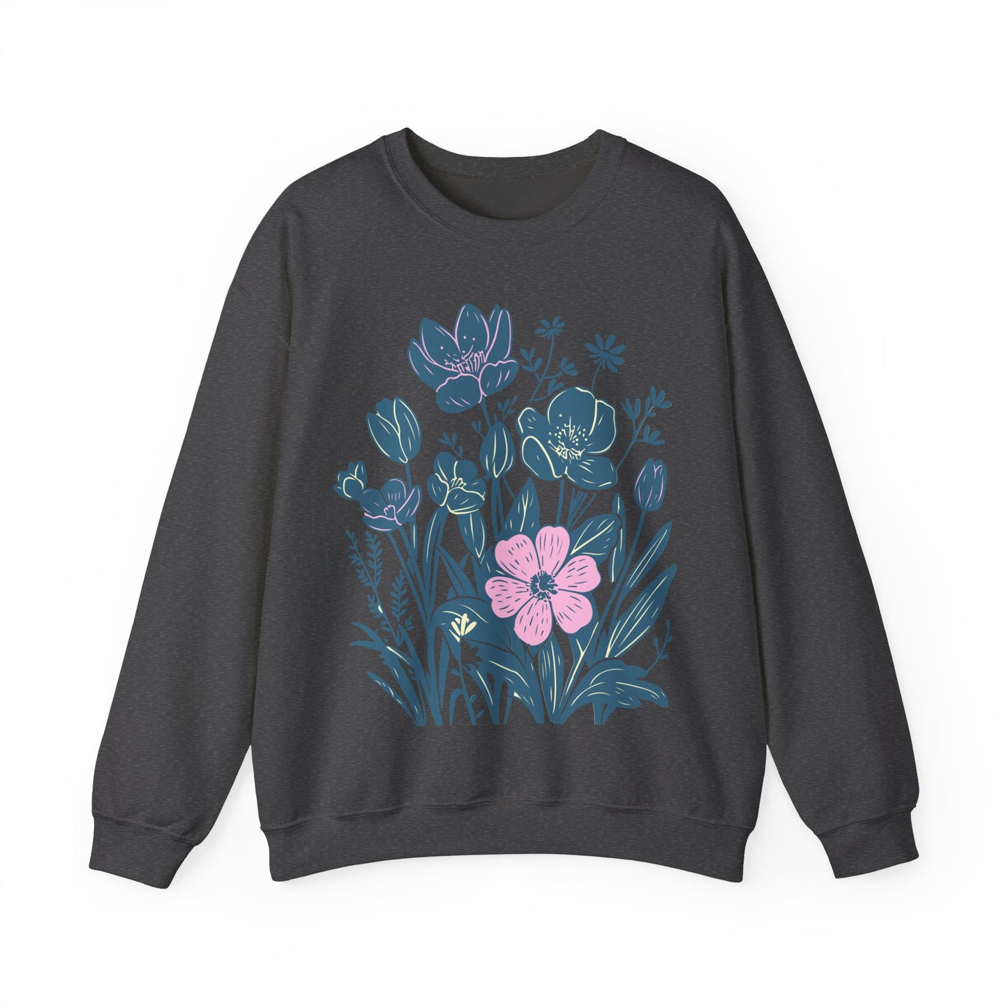 Wildflowers Retro Sweatshirt